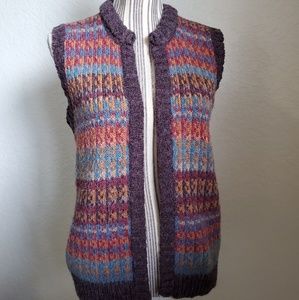 PLYMOUTH KNIT VEST SIZE M EUC